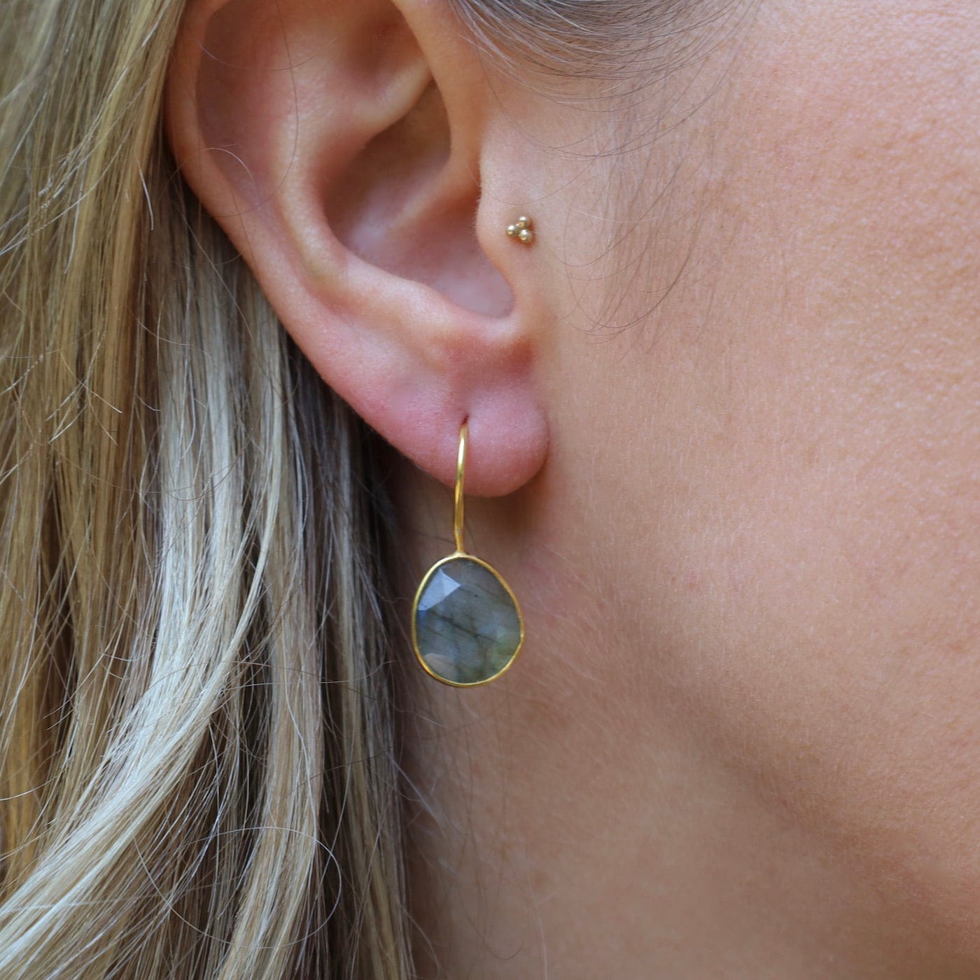 EAR-GPL Oval Labradorite Earrings