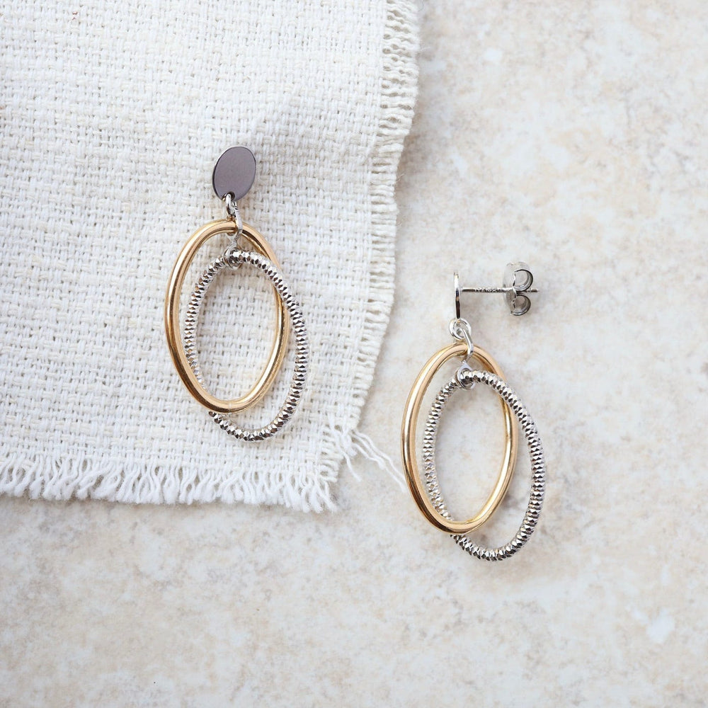 
                      
                        EAR-GPL Oval Orbit Earring
                      
                    