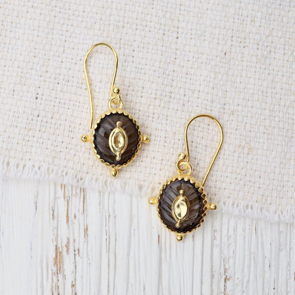 
                      
                        EAR-GPL Oval Smokey Quartz Earring
                      
                    