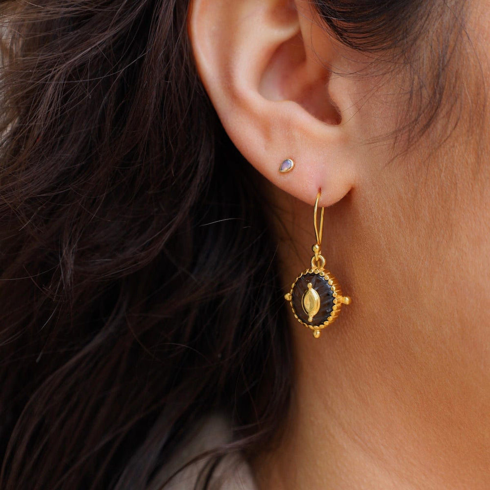 
                      
                        EAR-GPL Oval Smokey Quartz Earring
                      
                    