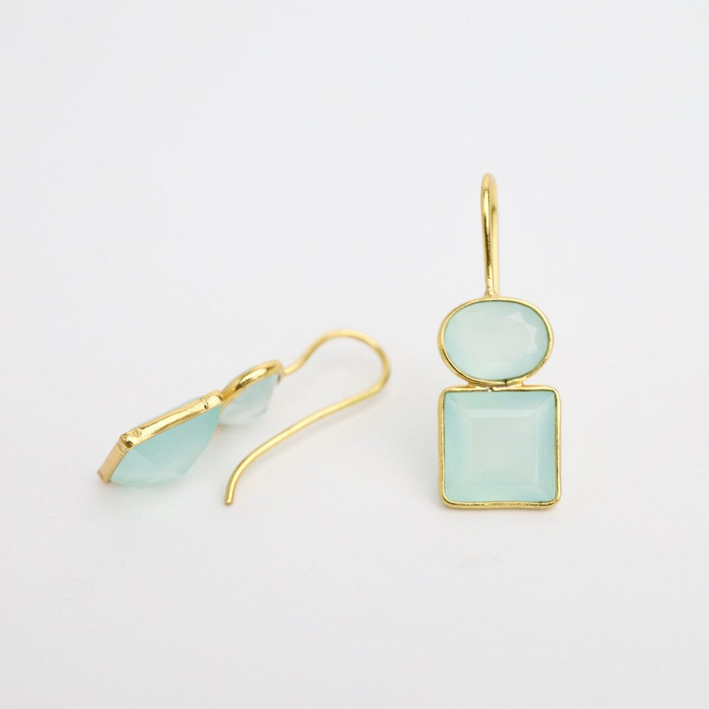 
                      
                        EAR-GPL Oval Square Aqua Chalcedony Earrings
                      
                    