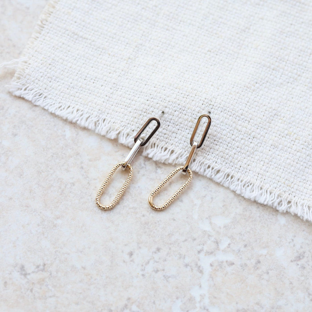 EAR-GPL Paperclip Earring