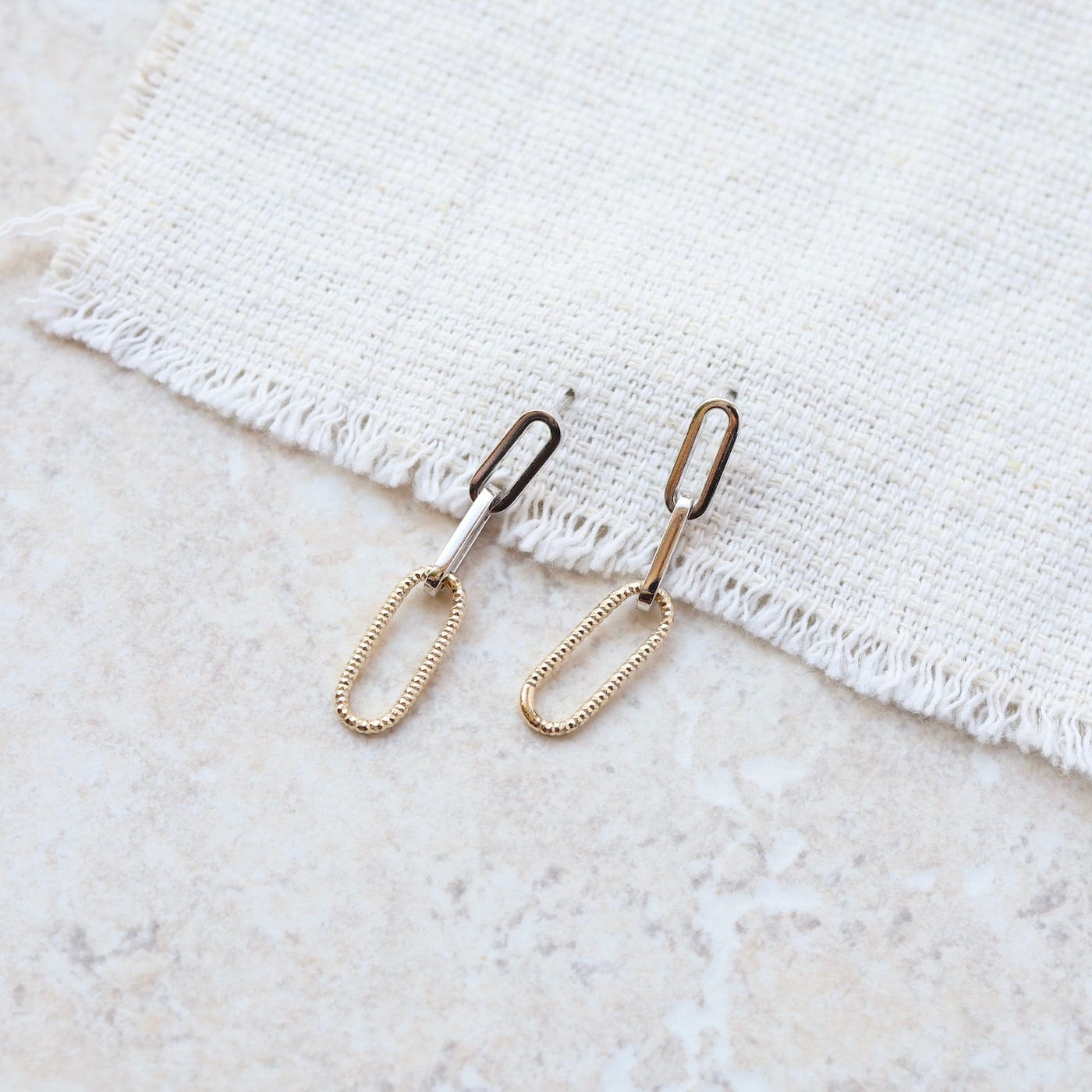 EAR-GPL Paperclip Earring