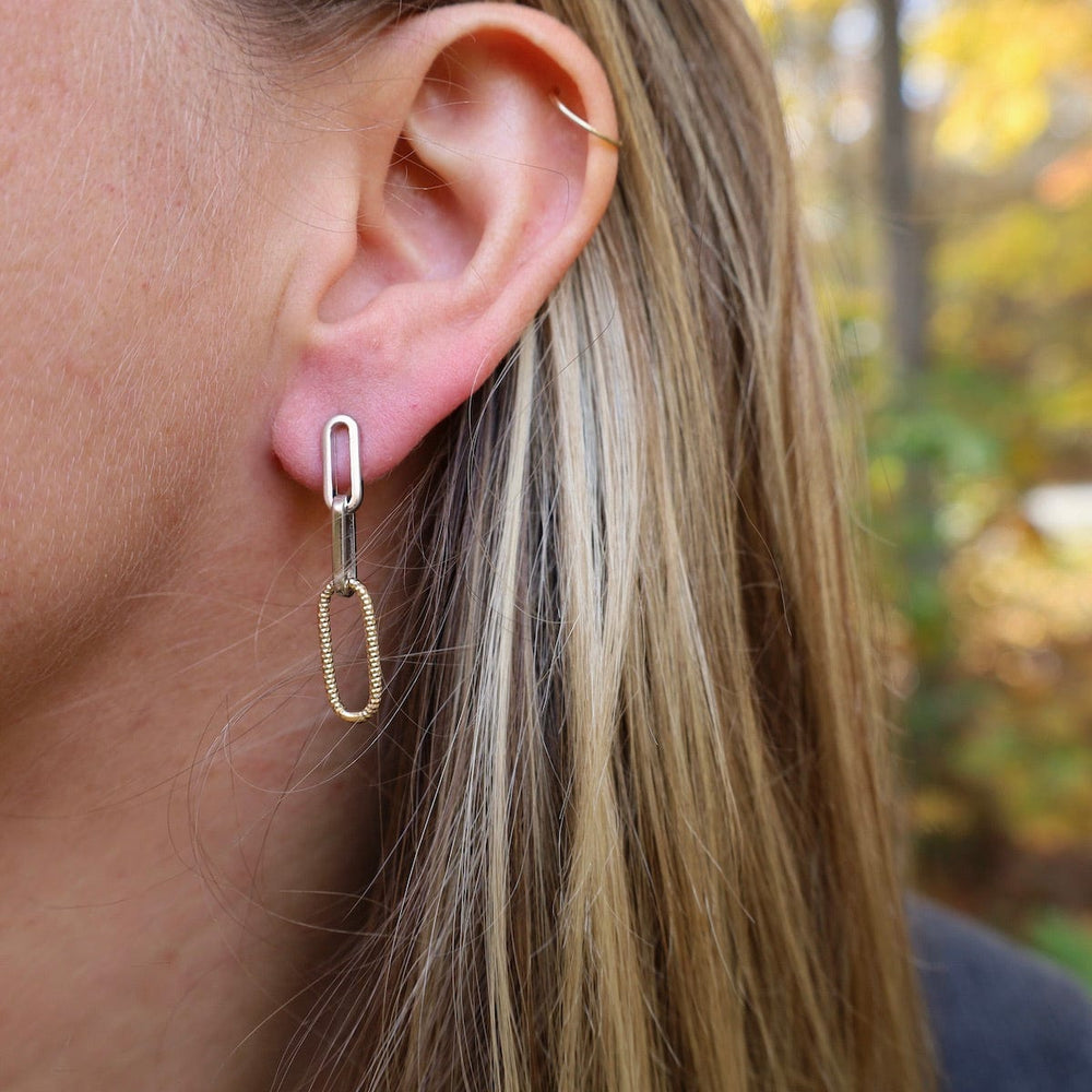 EAR-GPL Paperclip Earring