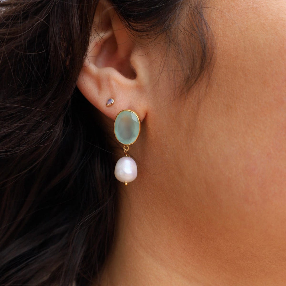 
                      
                        EAR-GPL Pearl and Aqua Chalcedony Earrings
                      
                    