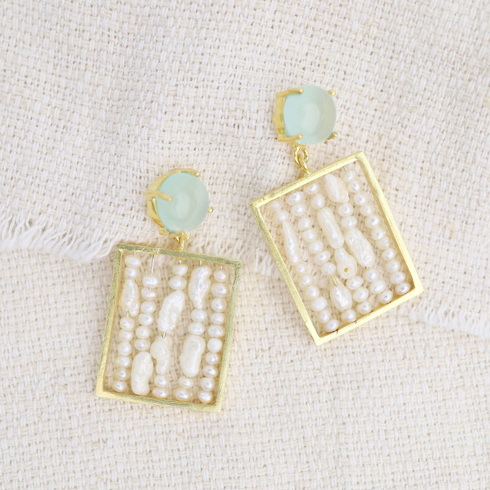 
                      
                        EAR-GPL Pearl & Aqua Chalcedony Abacus Earrings
                      
                    