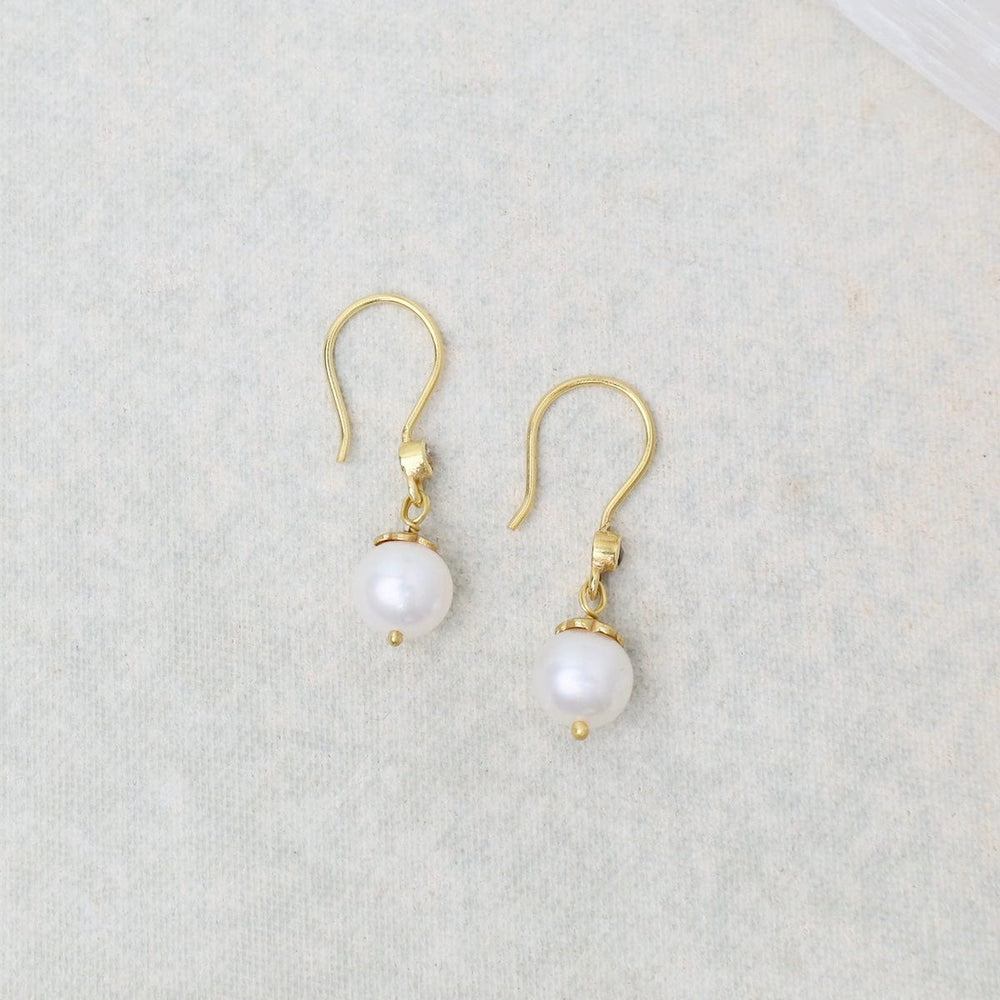 
                      
                        EAR-GPL Pearl on a Diamond French Hook Earrings
                      
                    