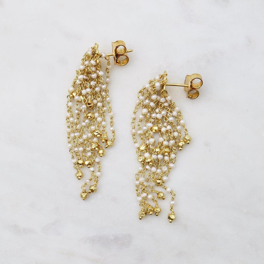 
                      
                        EAR-GPL Pearl Waterfall with Gold Beads Earrings
                      
                    