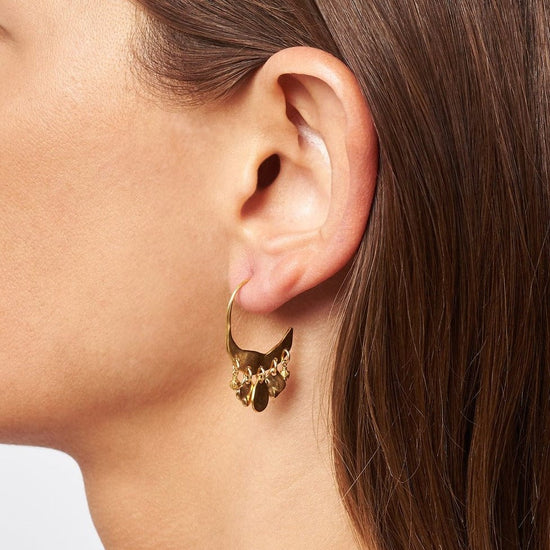 Signature Large Earring Backs in Gold | Julie Vos