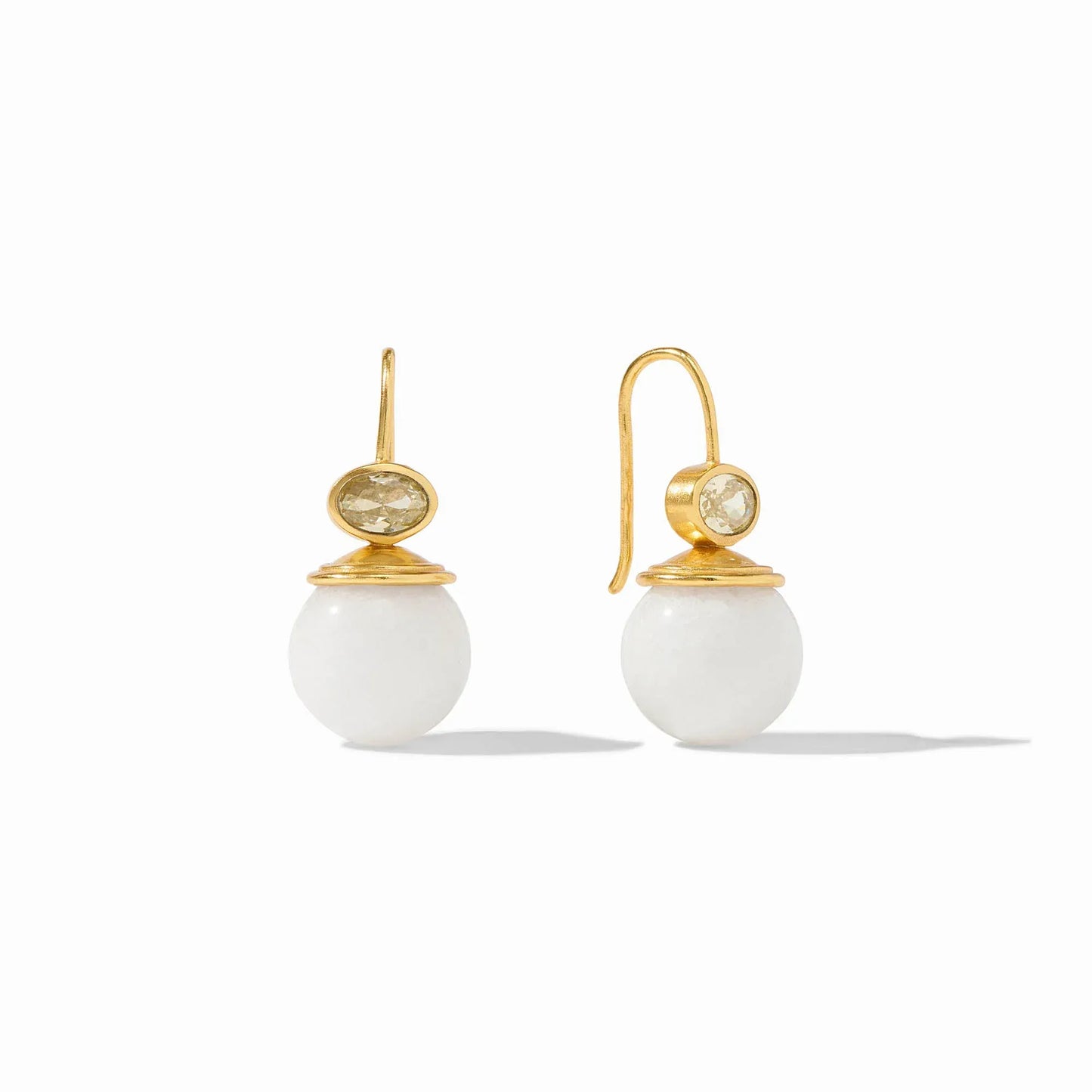 EAR-GPL Portofino Demi Earring - White Jade