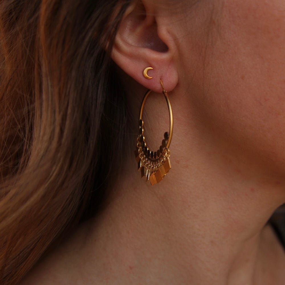 
                      
                        EAR-GPL Princess Hoop  - Gold Plate
                      
                    