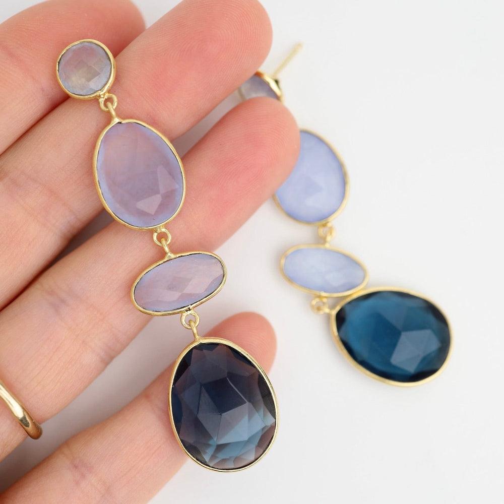 
                      
                        EAR-GPL Purple Jade & Blue Iolite Long Gold Earrings
                      
                    