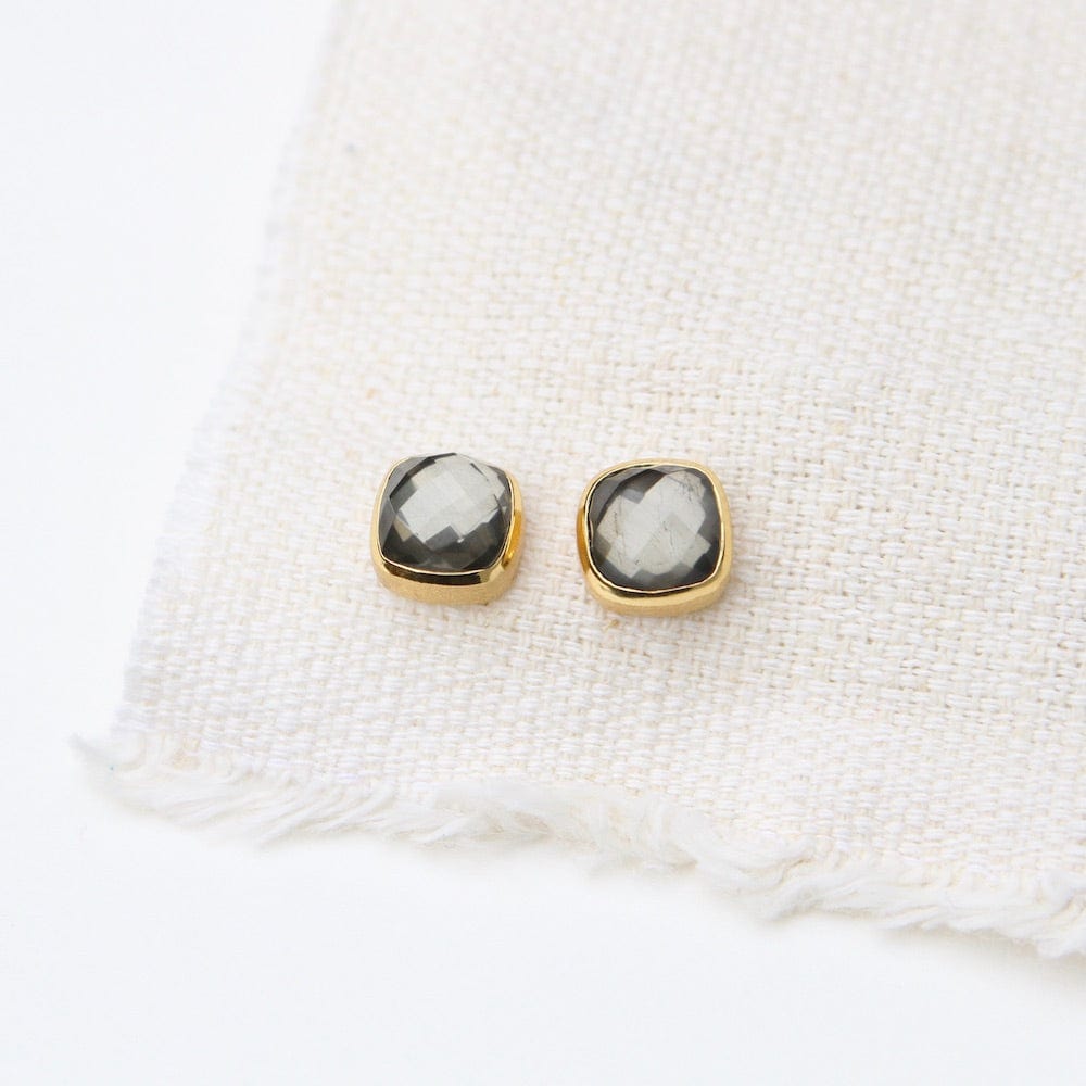 
                  
                    EAR-GPL Pyrite Asha Square Studs
                  
                