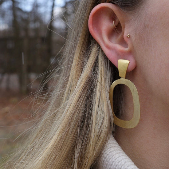 EAR-GPL Renee Rectangle Earrings