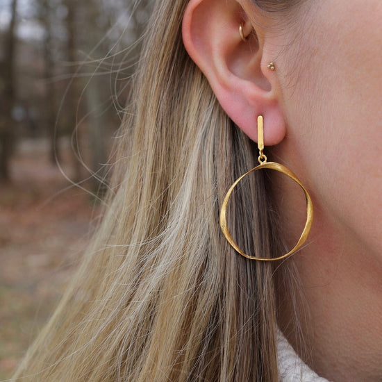 EAR-GPL Rhoda Twist Earrings