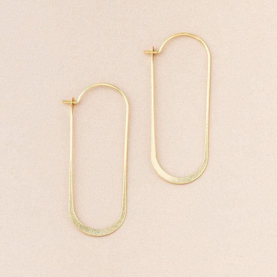 EAR-GPL Scout Refined Earring Collection - Cosmic Oval Gold Vermeil