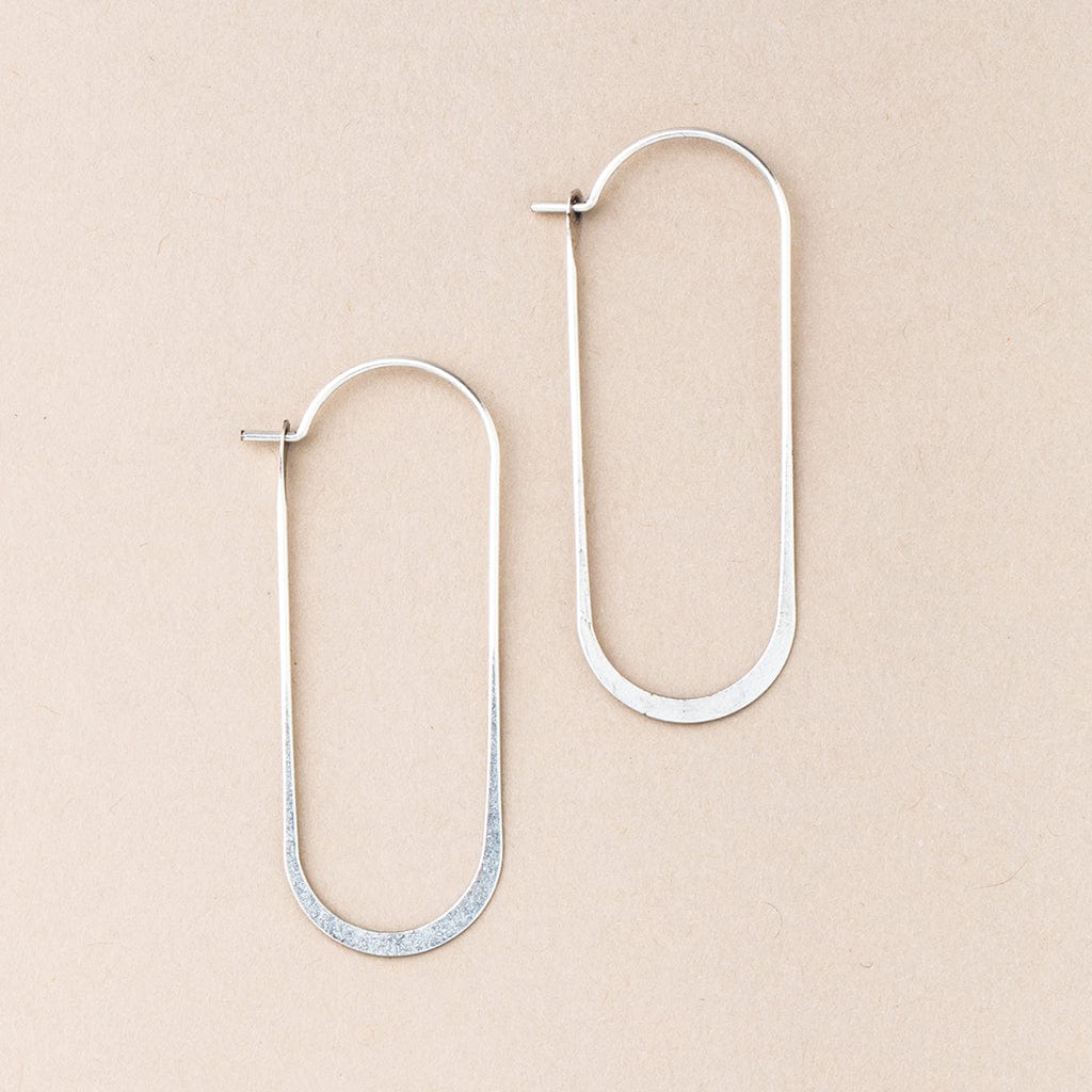 EAR-GPL Scout Refined Earring Collection - Cosmic Oval Sterling Silver