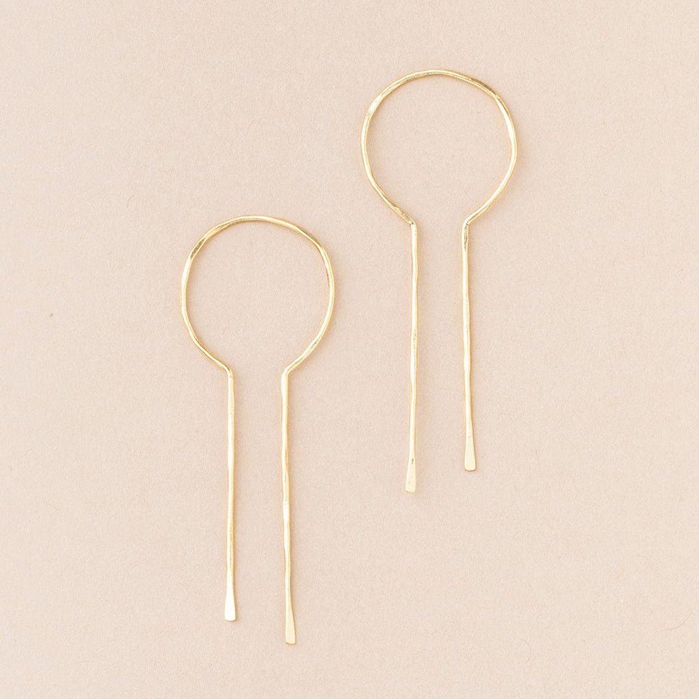 
                      
                        EAR-GPL Scout Refined Earring Collection - Equinox Keyhole Hoop Gold Vermeil
                      
                    