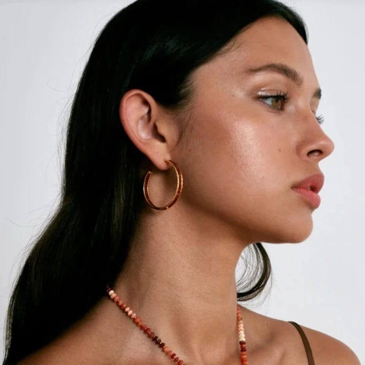 
                      
                        EAR-GPL Sedona Hoop Earrings Carnelian
                      
                    