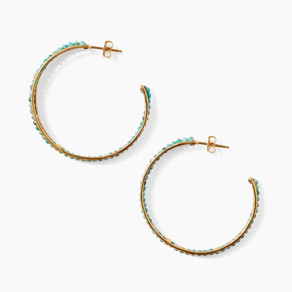 
                      
                        EAR-GPL Sedona Hoop Earrings Turquoise
                      
                    