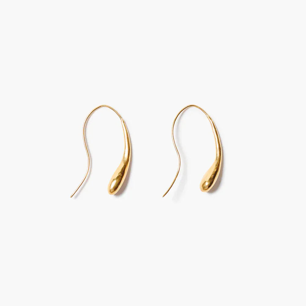 EAR-GPL Serpentine Earrings Yellow Gold