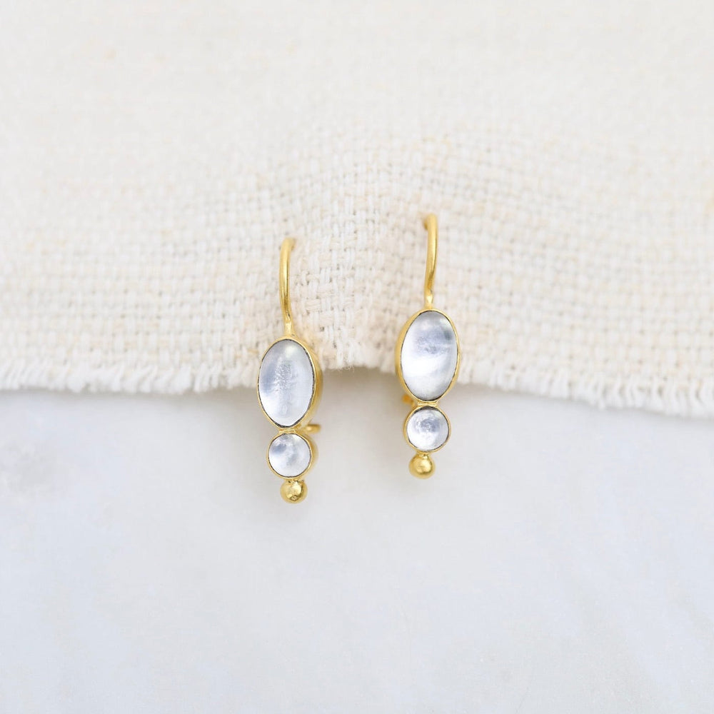 
                      
                        EAR-GPL Shiny Clear Quartz Little Oval Drop Earrings
                      
                    