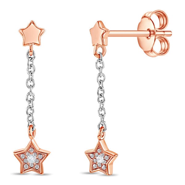 EAR-GPL Shooting Stars Childrens Earriings