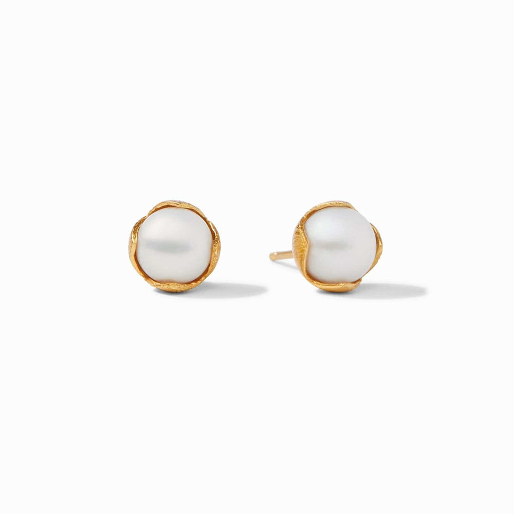 EAR-GPL Small Penelope Stud with Pearl