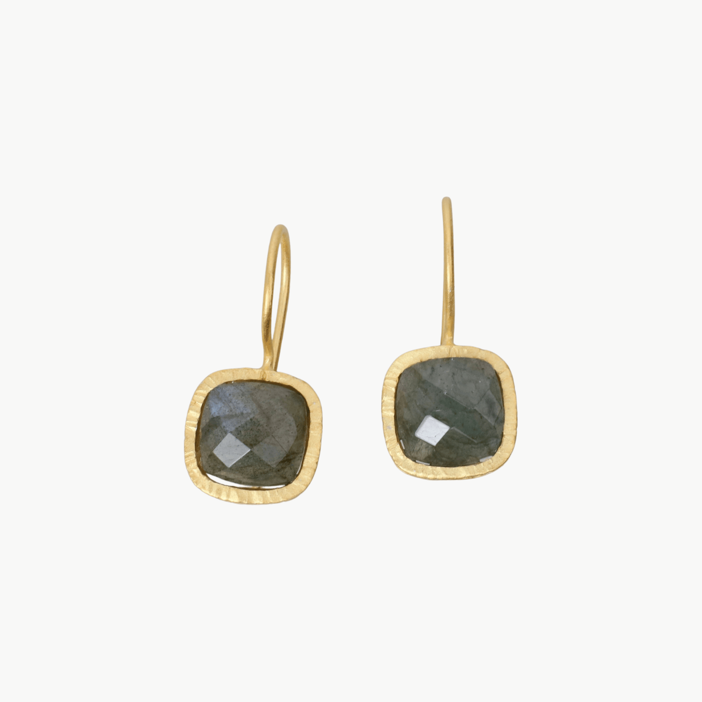 EAR-GPL Square Labradorite Earrings