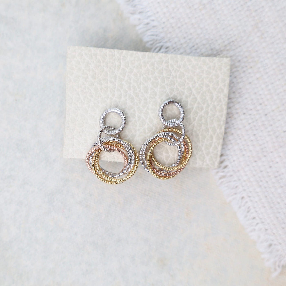 
                  
                    EAR-GPL Sterling Silver, Yellow, & Rose Gold Plated Ysa Earrings
                  
                