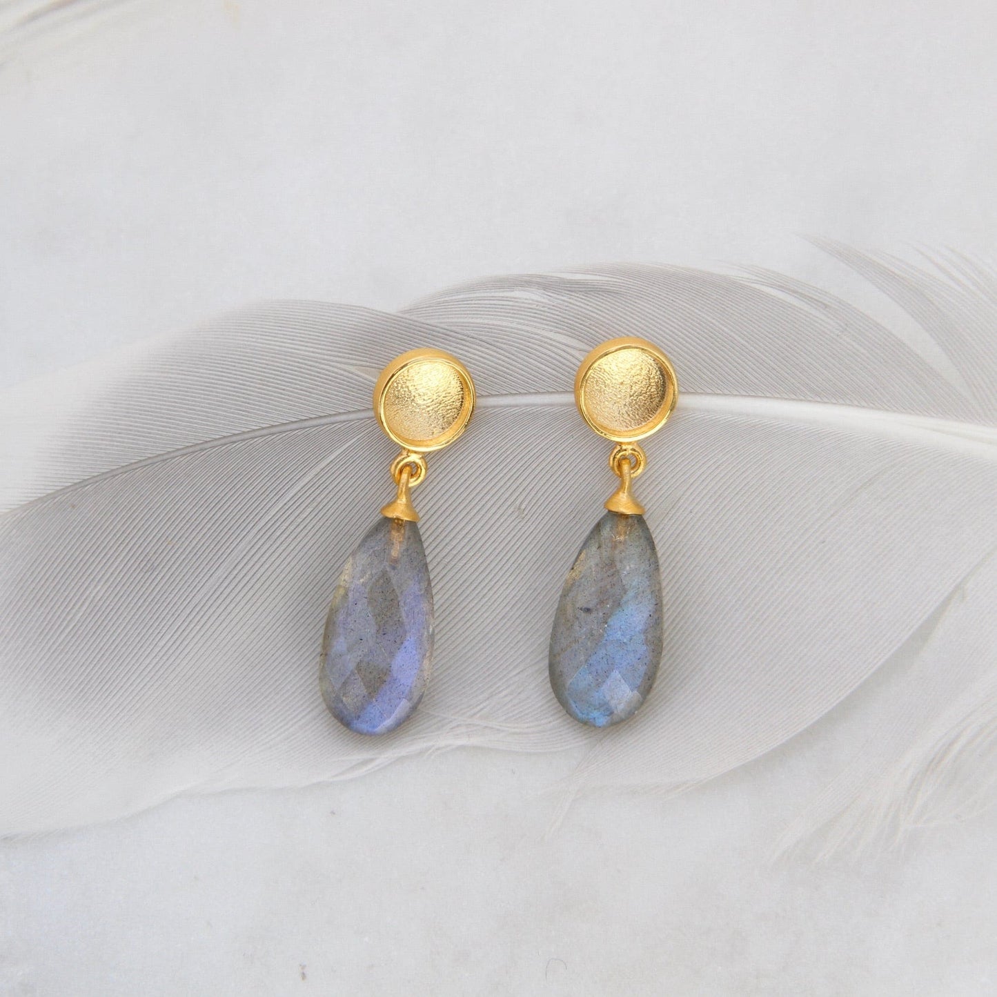 EAR-GPL Sun Drop Labradorite Earring