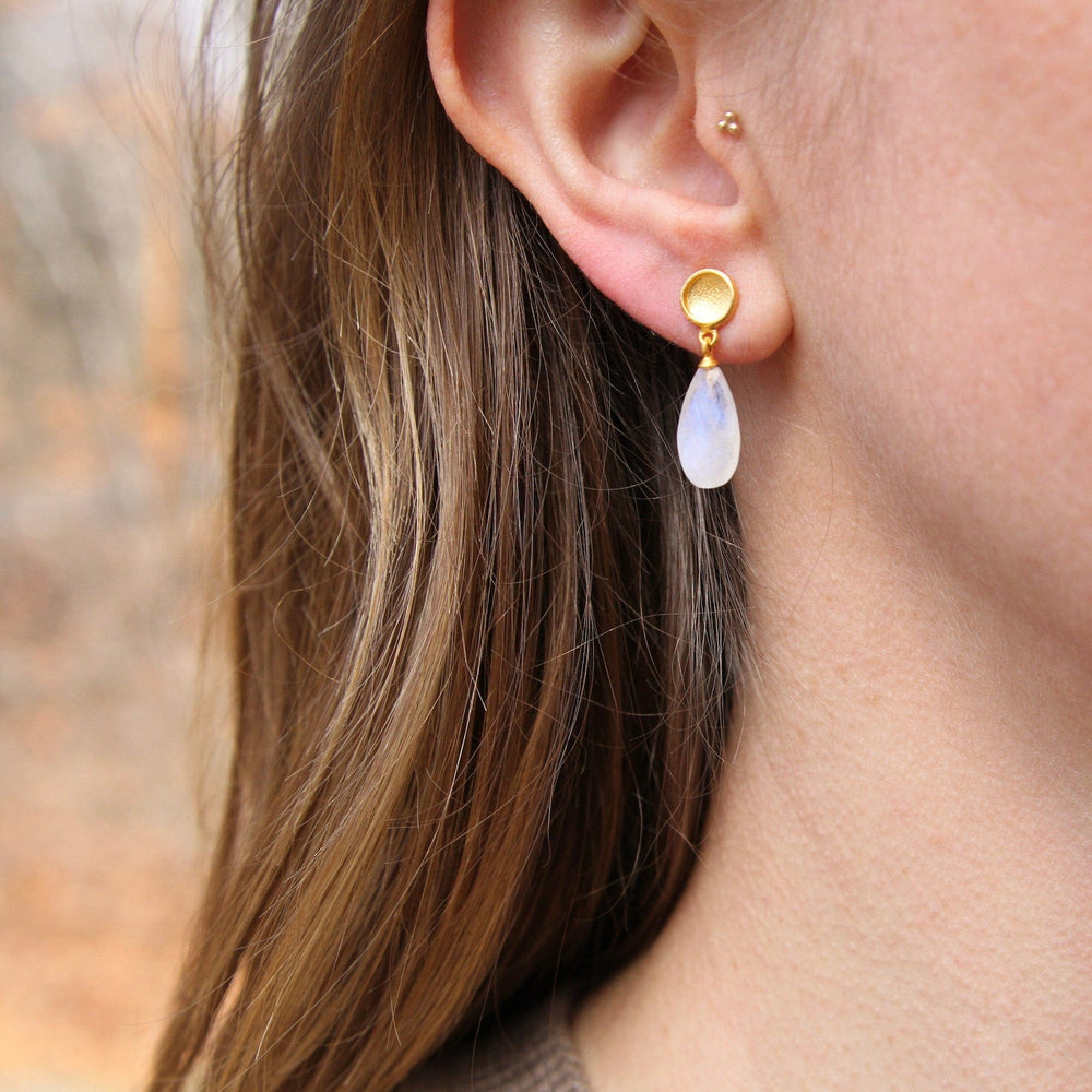 EAR-GPL Sun Drop Moonstone Earring