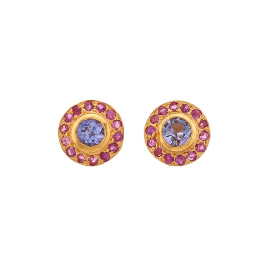 
                      
                        EAR-GPL Tanzanite Ruby Stud Earrings
                      
                    