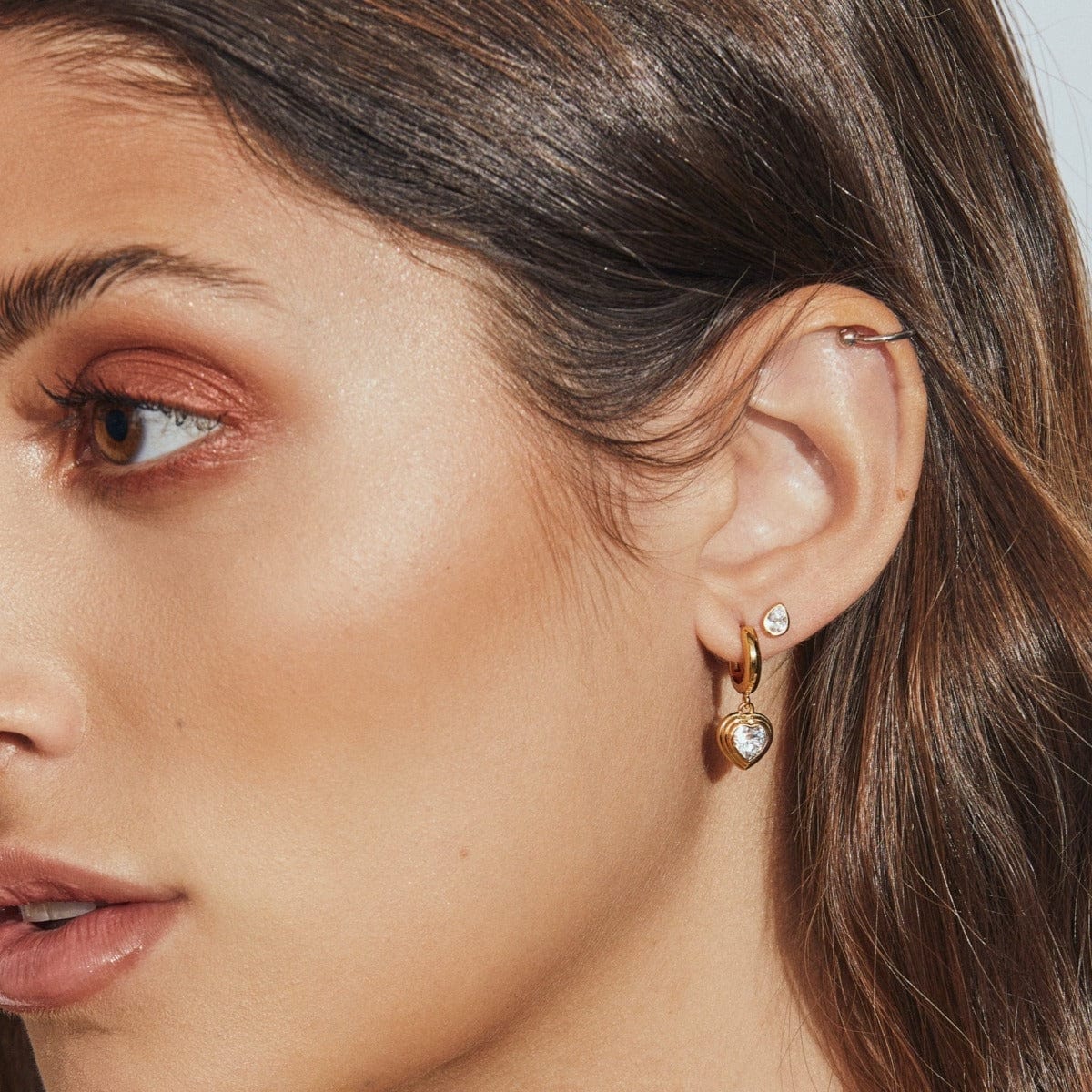 EAR-GPL Teardrop Stud Earrings