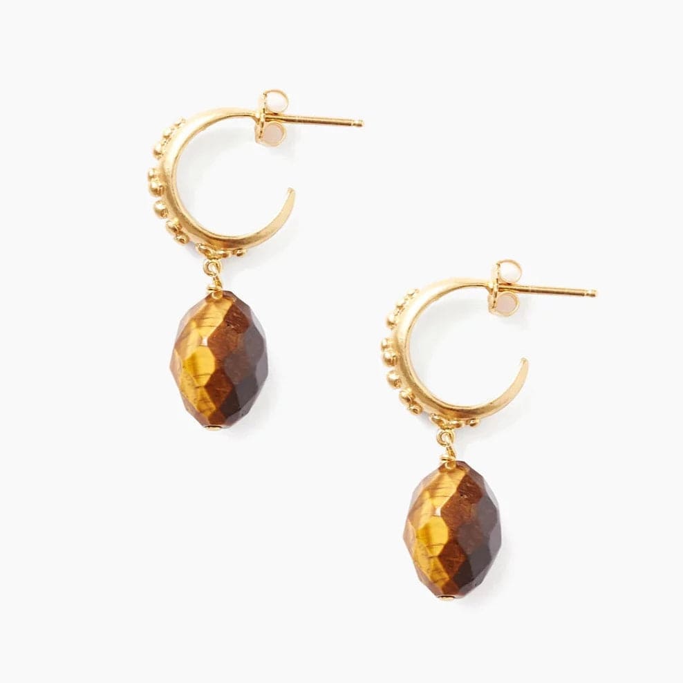 
                  
                    EAR-GPL Tiger's Eye Devi Hoops
                  
                