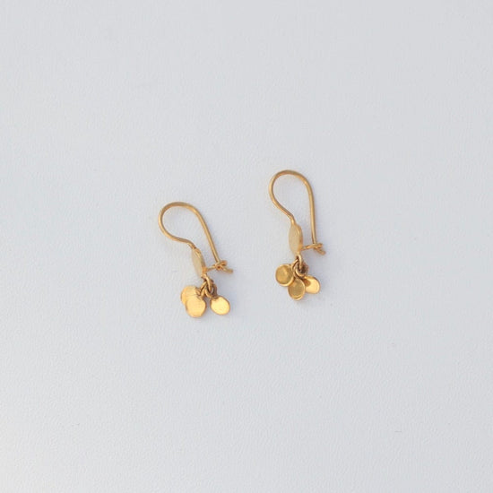Load image into Gallery viewer, EAR-GPL Tiny Disc Drops - Gold Plate.
