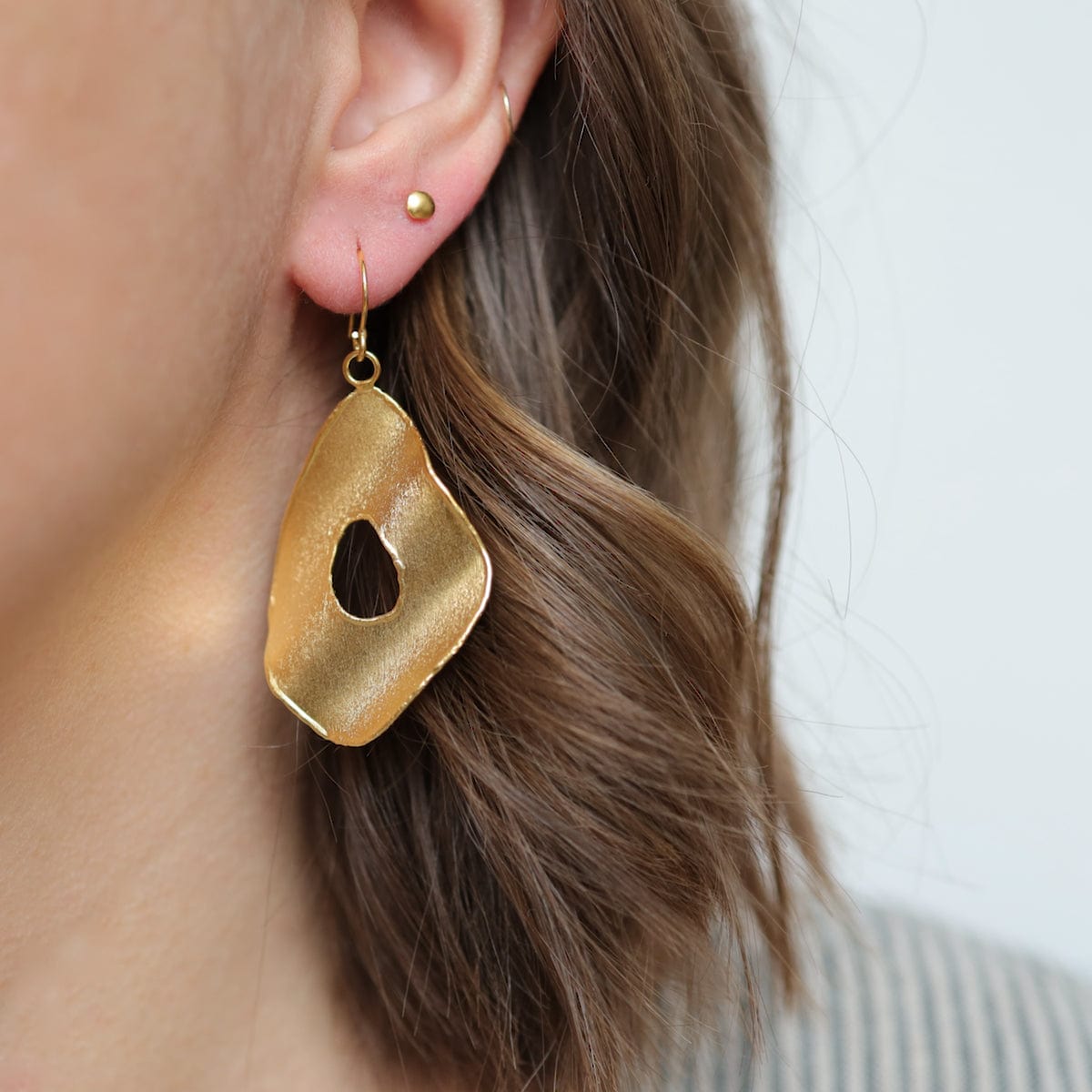EAR-GPL Toshani Organic Shape Earrings