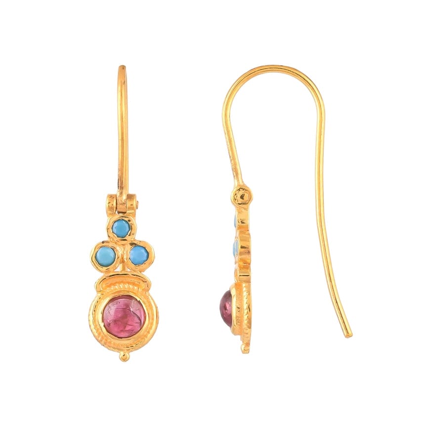 
                      
                        EAR-GPL Tourmaline Turquoise Earrings
                      
                    