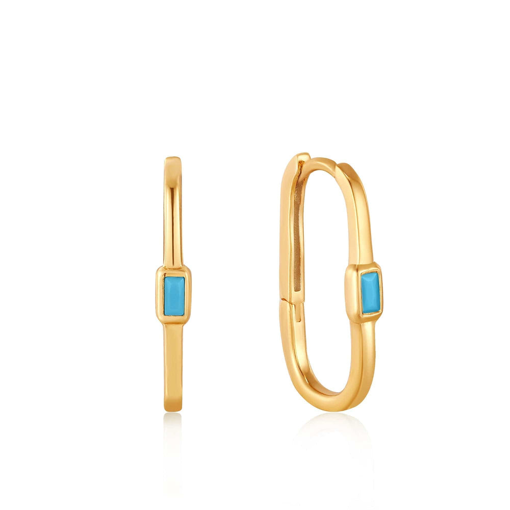 
                      
                        EAR-GPL Turquoise Oval Gold Hoop Earrings
                      
                    