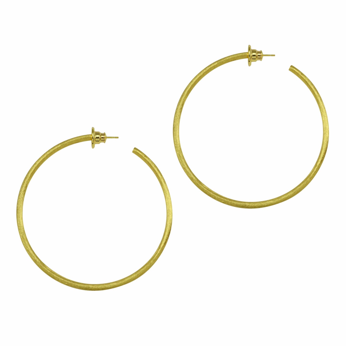 EAR-GPL Versailles Large Thin Hoop Earrings