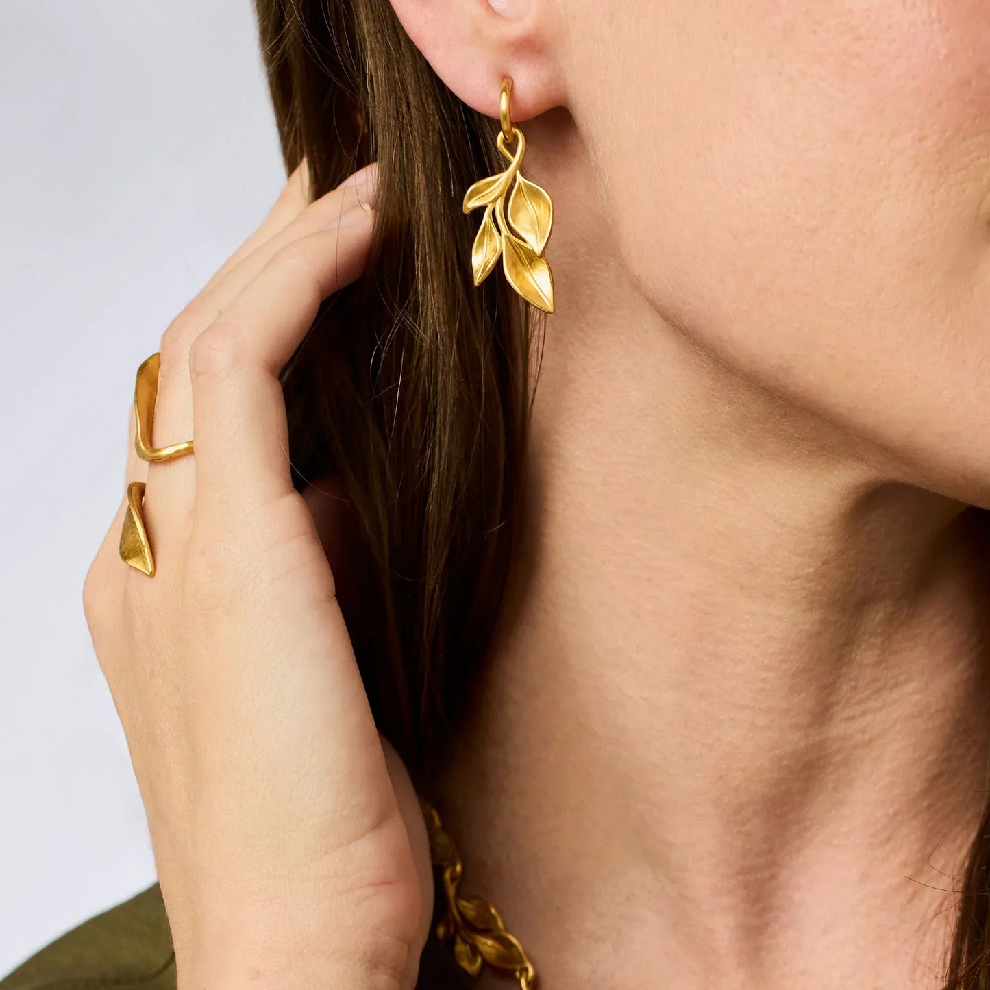 EAR-GPL Willow Hoop & Charm Earring