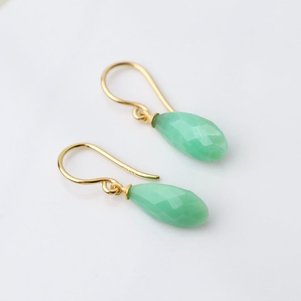 
                  
                    EAR-GPL Wire Faceted Chrysoprase Earrings
                  
                