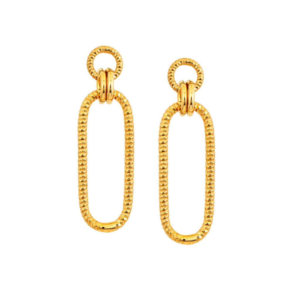 EAR-GPL Yellow Gold Plated Kira Earrings