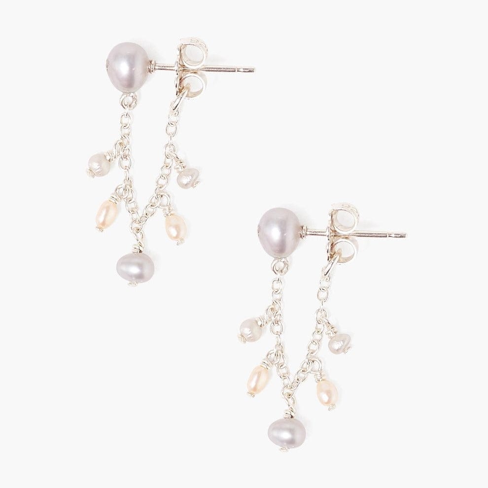 
                      
                        EAR Grey Pearl Chain Loop Earrings
                      
                    