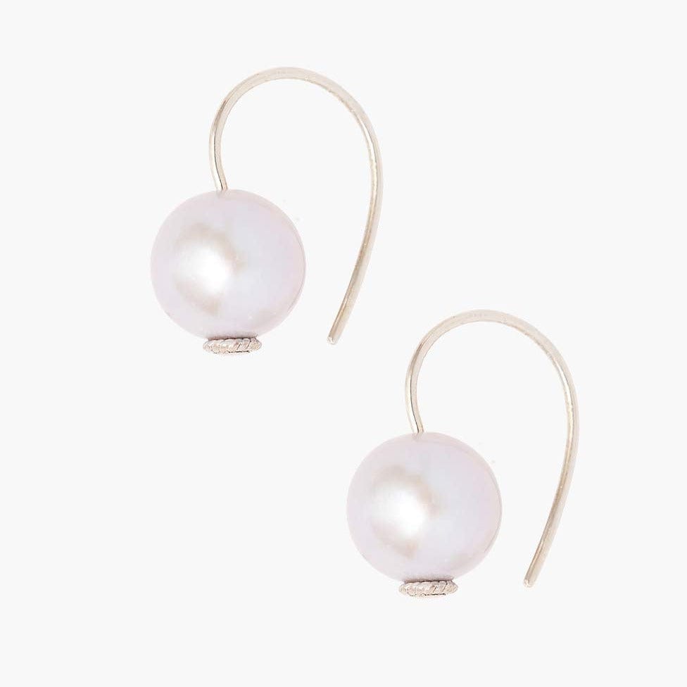 EAR Grey Pearl Orb Earrings