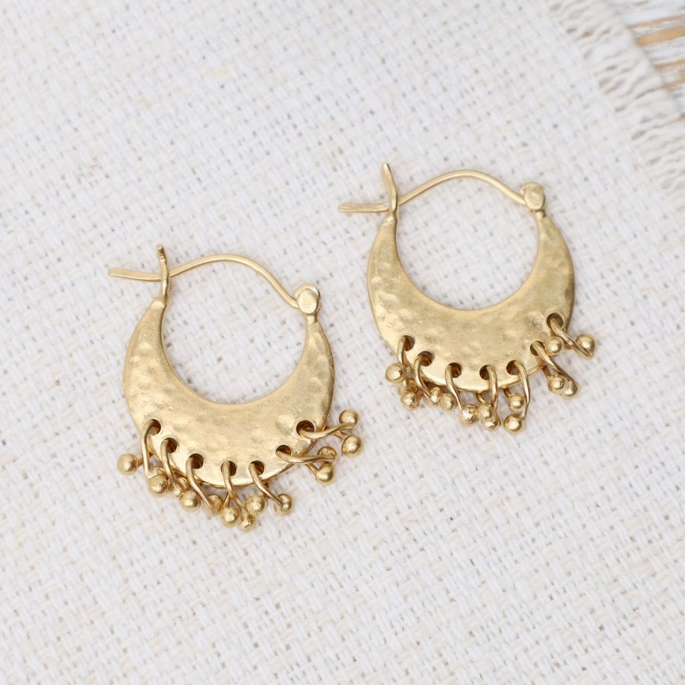 EAR Half Moon Peg Earrings