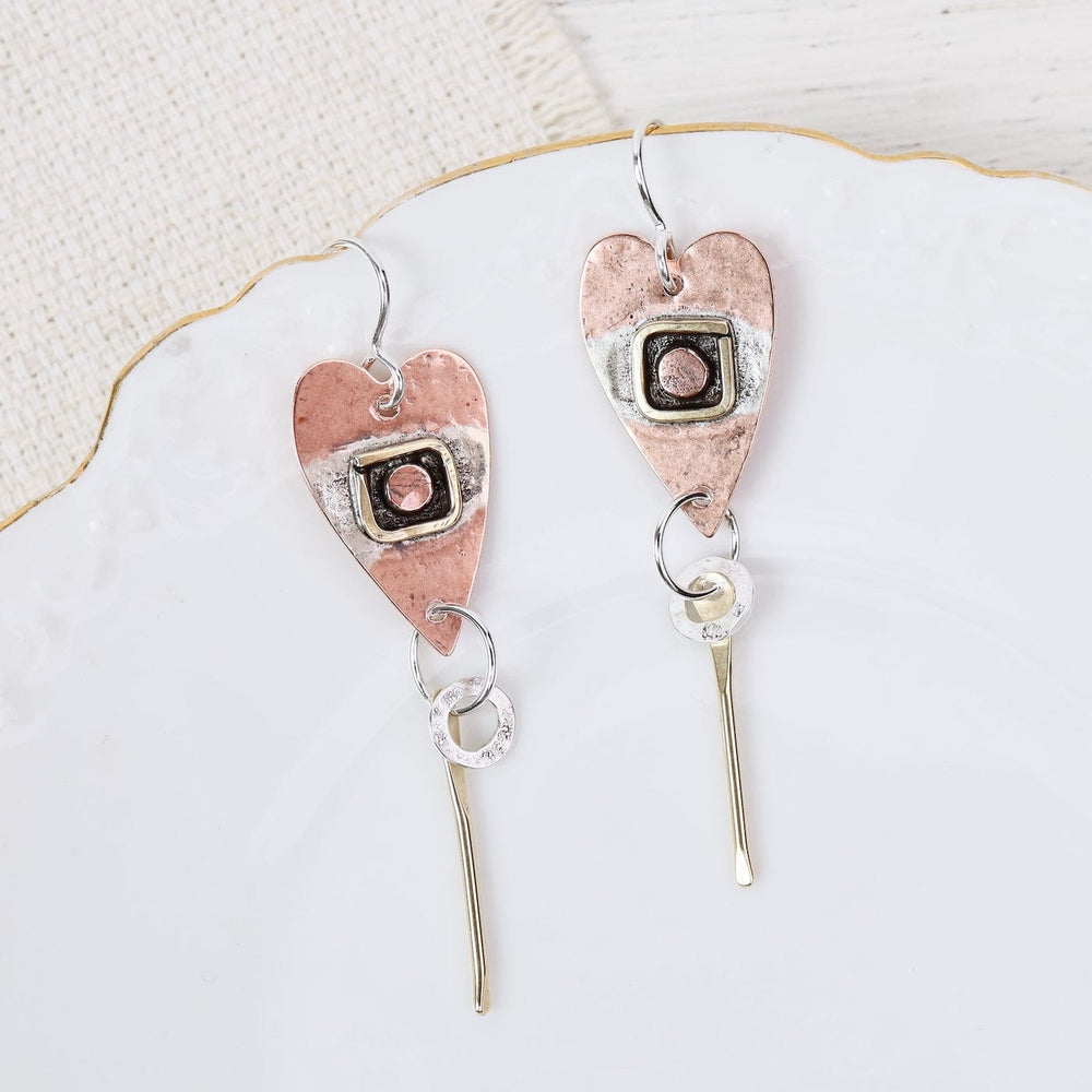 EAR Heart Center Earrings