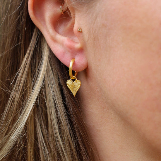 EAR Heart of Joy Huggie Earrings