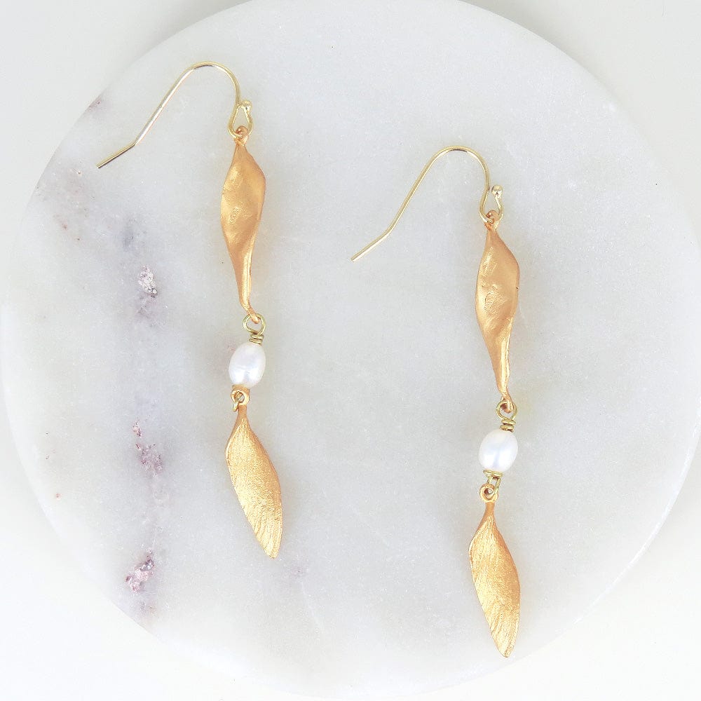 EAR HONEY LOCUST LONG EARRING