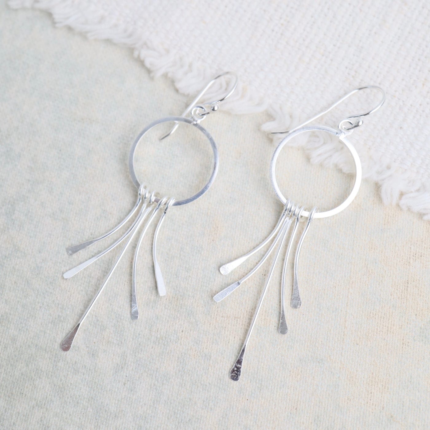 EAR Hoop with 5 Sicks Earrings